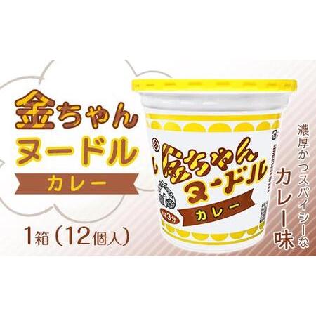 ふるさと納税 金ちゃんヌードルカレー1箱（12個） 徳島県徳島市