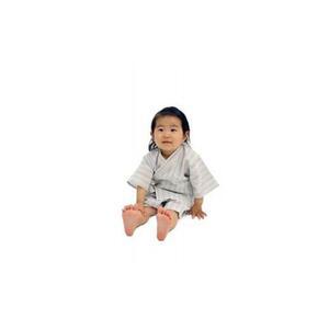 ふるさと納税 阿波しじら織 子供甚平【柄C、サ...の詳細画像3