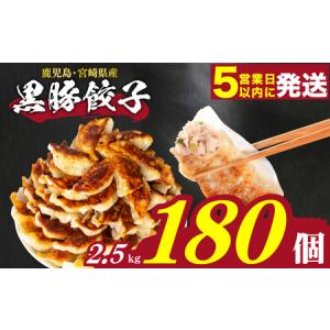 ふるさと納税 【 訳あり 】 黒豚餃子 180個...の商品画像