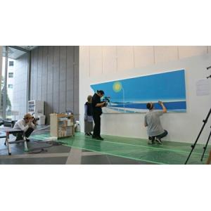 ふるさと納税 壁掛け壁画　小田原の風景など　大型オリジナルアート　壁のサイズに合わせたキャンバス作品　4メートル程度まで　海　山　空 .. 神奈川県小田原市