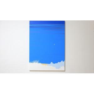 ふるさと納税 原画【また会いましょう】オリジナル風景画　キャンバス ペインティング　小田原出身在住イラストレーターの作品　心象風景　.. 神奈川県小田原市