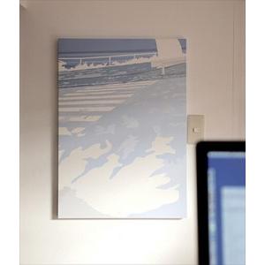 ふるさと納税 原画【gift】オリジナル風景画　キャンバス ペインティング　小田原出身在住イラストレーターの作品　心象風景　子供の頃見た.. 神奈川県小田原市