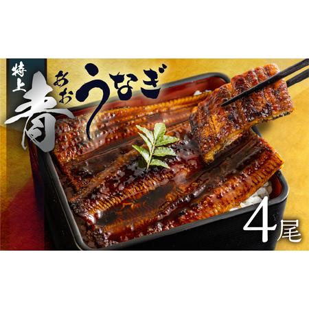 ふるさと納税 厳選 幻の青うなぎ 4尾 うなぎ 愛知県田原市