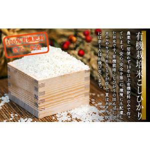 ふるさと納税 【有機JAS認定】有機栽培米こし...の詳細画像1