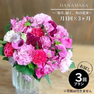 ふるさと納税 【定期便 全3回・毎月】「毎月」届く、旬の花束【 神奈川県 小田原市 花 花】 神奈川県小田原市