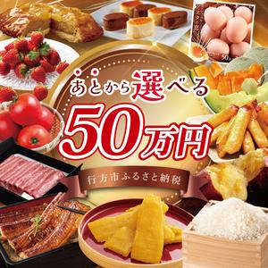 ふるさと納税 ★あとから選べる★茨城県行方市ふるさとギフト 寄附額：50万円分｜あとから選べる 後から選べる 選べる ギフト 肉 お肉 米 お米 .. 茨城県行方市