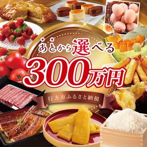 ふるさと納税 ★あとから選べる★茨城県行方市ふるさとギフト 寄附額：300万円分｜あとから選べる 後から選べる 選べる ギフト 肉 お肉 米 お米 .. 茨城県行方市