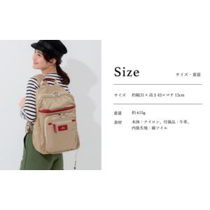 ふるさと納税 豊岡鞄 リュックサック(CDTC...の詳細画像4