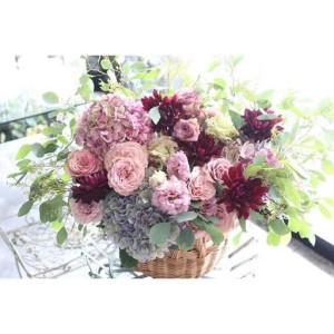 ふるさと納税 【定期便 12回】季節のおまかせフラワーアレンジメント 愛知県名古屋市