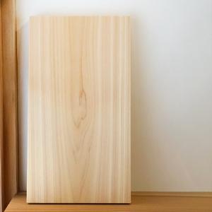 ふるさと納税 まな板 ひのき 大 無垢材 一枚...の詳細画像1