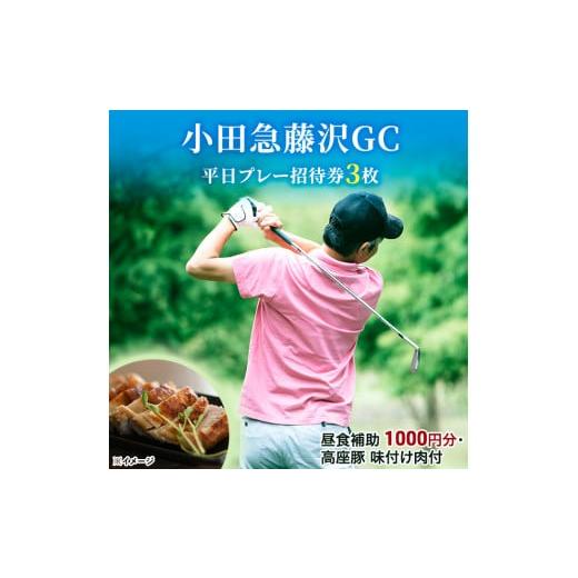 ふるさと納税 神奈川県 綾瀬市 小田急藤沢GC平日プレー招待券3枚(食事・お土産付)