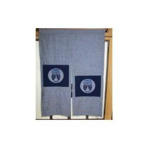 ふるさと納税 民芸品・工芸品 福岡県 筑後市 901．地元産の久留米絣「のれん」