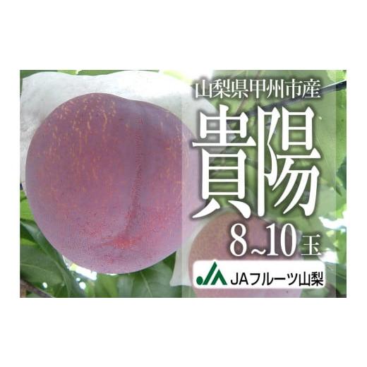 ふるさと納税 もも 山梨県 甲州市 JAフルーツ山梨 甲州市産 貴陽 8〜10玉 80 2026年発...