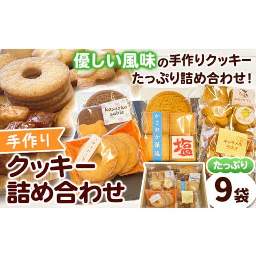 ふるさと納税 岡山県 笠岡市 手作りクッキー詰め合わせ 9袋 多機能型事業所かさおか《45日以内に出...