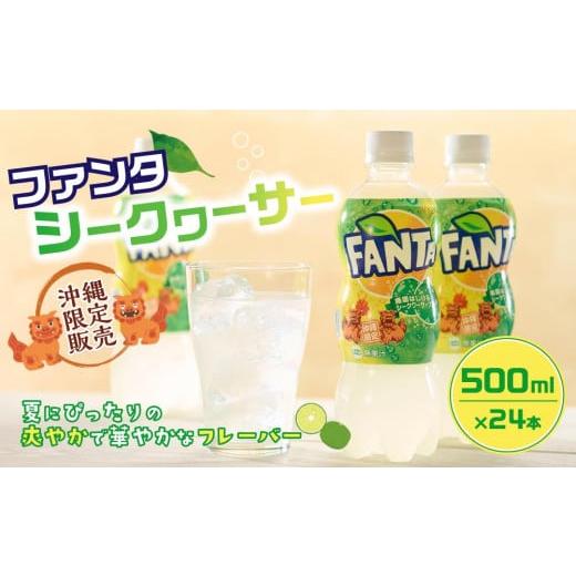 ふるさと納税 沖縄県 浦添市 【沖縄限定販売！】ファンタ　シークワーサー　500ml×24本