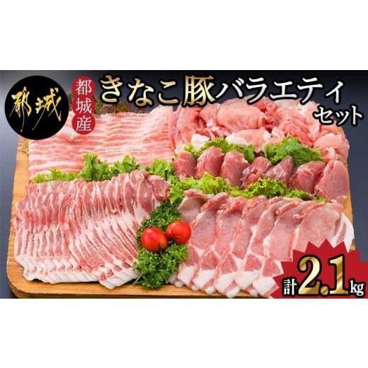 ふるさと納税 豚肉 セット 宮崎県 都城市 「きなこ豚」バラエティ2.1kgセット_MJ-1205_...