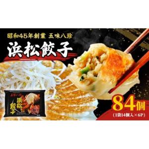 ふるさと納税 加工品等 静岡県 浜松市 浜松餃子 84個 (14個×6パック) セット 詰め合わせ 五味八珍 浜松餃子学会認定商品 国産 ぎょうざ 餃子 ギョーザ 冷凍餃…
