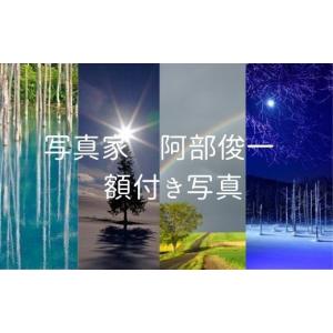 ふるさと納税 雑貨・日用品 写真 北海道 美瑛町 写真家　阿部俊一　額付き写真 120-06
