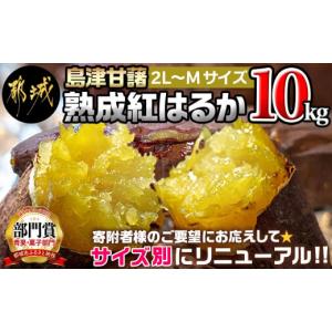ふるさと納税 野菜類 サツマイモ 宮崎県 都城市 島津甘藷　熟成紅はるか 10kg(2L〜M)_AA-A701_(都城市) 島津甘藷 紅はるか 10kg さつまいも サツマイモ 芋 熟…