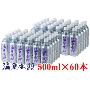 ふるさと納税 鹿児島県 垂水市 D4-0832／飲む温泉水／温泉水99（500ml×60本）