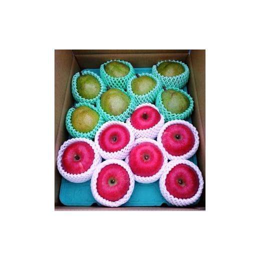 ふるさと納税 果物の詰合せ 山形県 天童市 08-28-001　ラ・フランス&amp;サンふじ詰合せ3kg