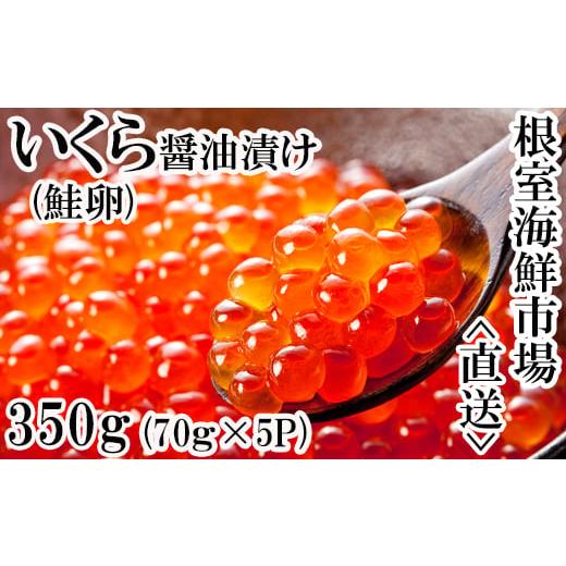 ふるさと納税 北海道 根室市 A-14005 いくら醤油漬け(鮭卵)70g×5P(計350g)