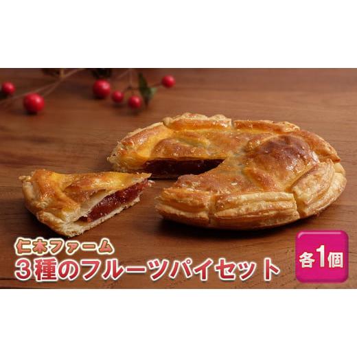 ふるさと納税 北海道 仁木町 仁木ファーム　3種のフルーツパイセット 菓子 パイ