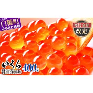 ふるさと納税 北海道 白糠町 醤油漬鮭いくら 400g(200g×2パック) いくら イクラ 寄付金額改定 小分け いくら醤油漬 鮭いくら 鮭イクラ イクラ醤油漬 いくら醤…｜furusatochoice