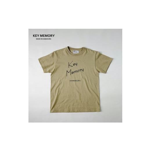 ふるさと納税 服 神奈川県 鎌倉市  0サイズ KEYMEMORY かまくらロゴＴシャツ　BEIGE...