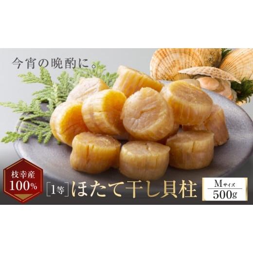 ふるさと納税 魚貝類 ホタテ 北海道 枝幸町  枝幸ほたて 贈答用 1等ほたて干し貝柱 M500g