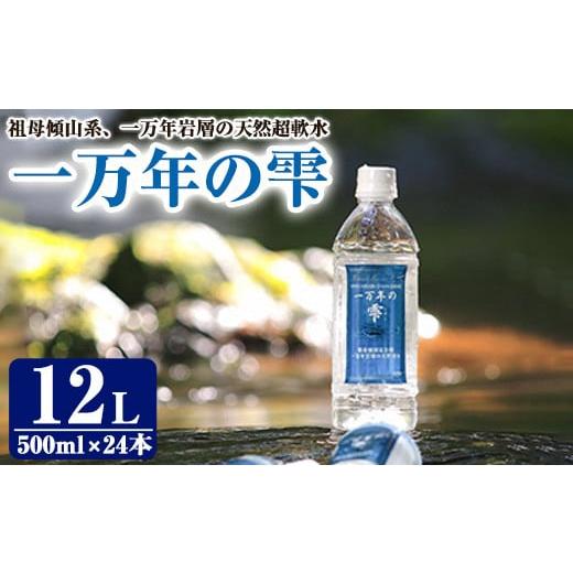 ふるさと納税 大分県 佐伯市 ミネラルウォーター 一万年の雫 軟水 (計12L・500ml×24本)...