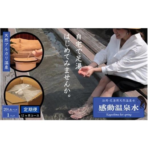 ふるさと納税 雑貨・日用品 鹿児島県 薩摩川内市 JS-204 「感動温泉水」20L×1本 12カ月...
