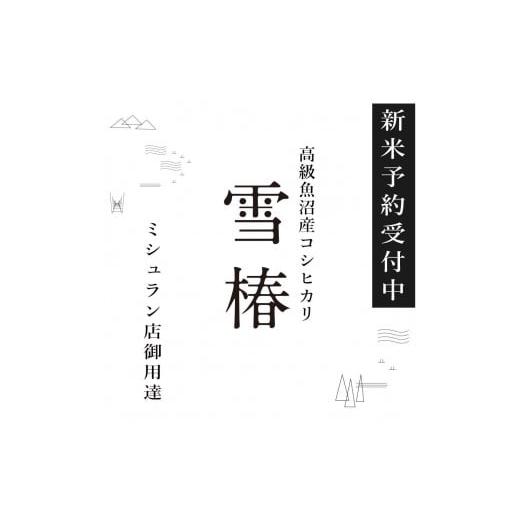 ふるさと納税 新潟県 津南町 【頒布会】令和6年産新米予約 期間限定 最高級魚沼産コシヒカリ「雪椿」...