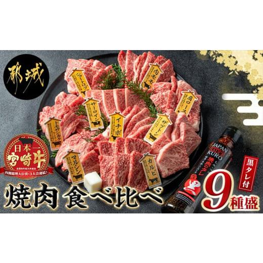 ふるさと納税 牛肉 セット 宮崎県 都城市 宮崎牛焼肉食べ比べ9種盛_32-3101_(都城市) 都...