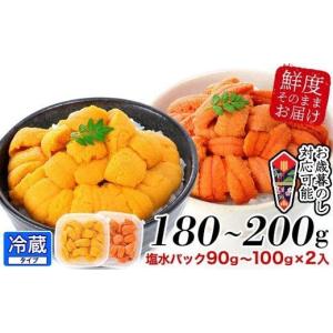 ふるさと納税 ウニ 北海道 根室市 B-24015 ミョウバン不使用エゾバフンウニ塩水...