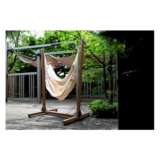 ふるさと納税 アウトドアグッズ 新潟県 燕市 ウッドハンモックチェアスタンド ヴィンテージエディショ...