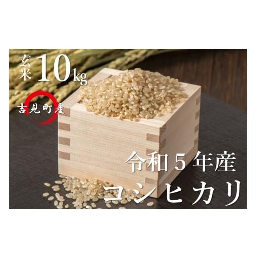 ふるさと納税 埼玉県 吉見町 [令和５年産]埼玉県比企郡吉見町産 コシヒカリ 【玄米】 10kg