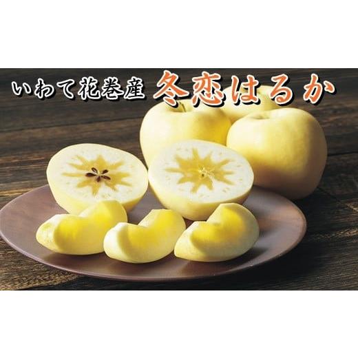 ふるさと納税 りんご 岩手県 花巻市  数量・季節限定 岩手が生んだ究極のりんご『冬恋はるか』2.5...