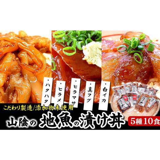 ふるさと納税 魚貝類 兵庫県 新温泉町  兵庫県新温泉町 自家製「山陰の海鮮漬け丼10食」セット　