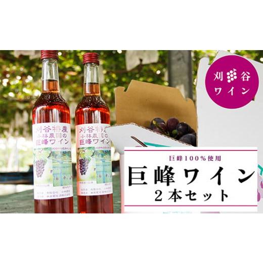 ふるさと納税 愛知県 刈谷市 No.070 小林農園　巨峰ワイン2本セット ／ お酒 ロゼワイン 葡...