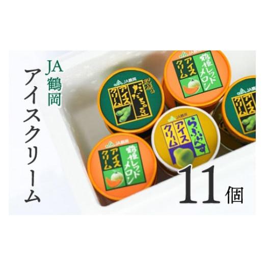 ふるさと納税 菓子 アイス 山形県 鶴岡市 A01-701 鶴岡アイスクリーム11個セット