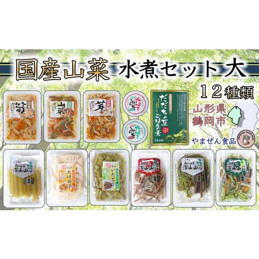 ふるさと納税 山菜・きのこ 山形県 鶴岡市 国産山菜水煮セット 大 B01-451