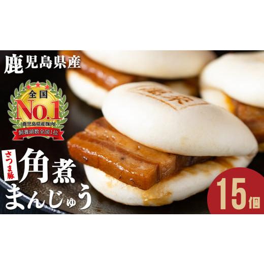 ふるさと納税 惣菜・レトルト 冷凍 鹿児島県 志布志市 レンジでお手軽 さつま豚角煮まんじゅう15個...