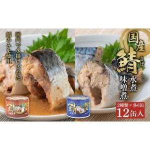ふるさと納税 千葉県 銚子市 国産鯖水煮・味噌煮12缶セ...
