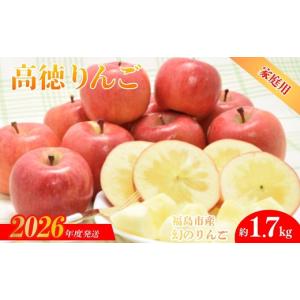 ふるさと納税 りんご 福島県 福島市 No.0073 まぼろしのりんご「高徳（こうとく）」ご家庭用約1.7kg 2026年度発送