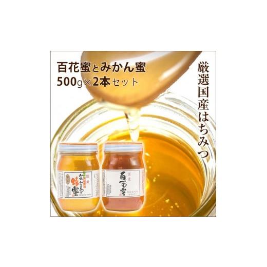 ふるさと納税 神奈川県 小田原市 百花蜜とみかん蜂蜜 ５００ｇ2本セット【はちみつ ハチミツ 蜂蜜 ...