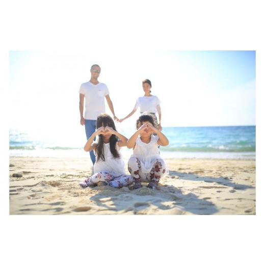 ふるさと納税 体験チケット 沖縄県 読谷村  CHABA Gua 沖縄の青い海で写真撮影 〇 海 沖...