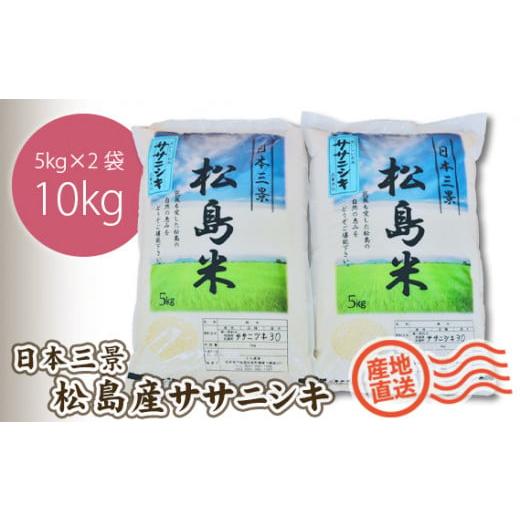 ふるさと納税 米 ササニシキ 宮城県 松島町 No.092 令和7年度産 松島産ササニシキ5kg×2...