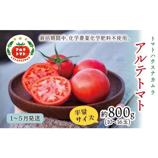 ふるさと納税 高知県 佐川町 ＜アルテトマト 約800g（10‐16玉）×1箱＞フルーツトマト 高知...