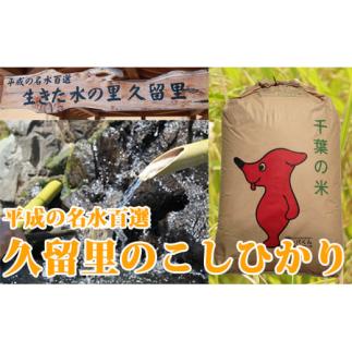 ふるさと納税 千葉県 君津市 【令和5年産】名水の米 久留里のコシヒカリ10kg（玄米） くるりのお...